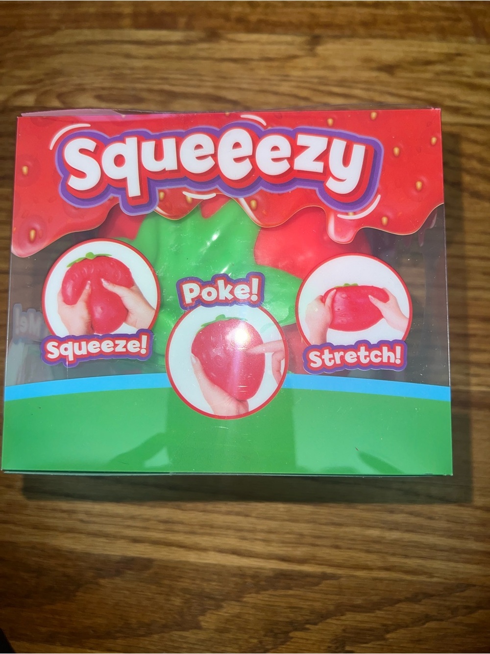 Squeeze Squeezy Kids Stress Toy - Red & Green